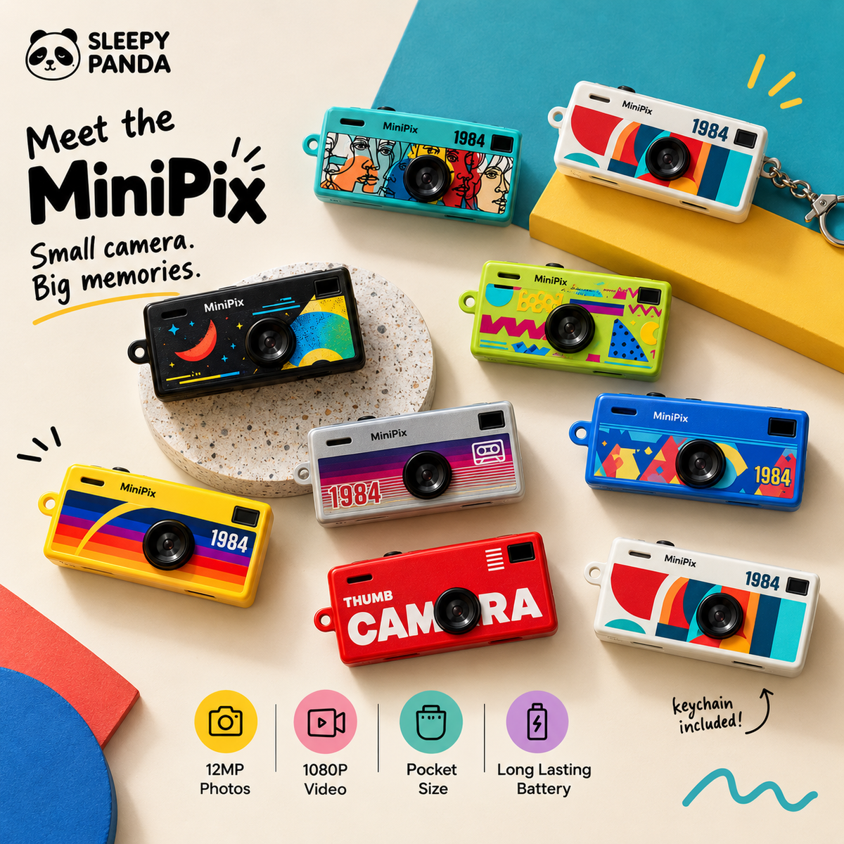 MiniPix™ Keychain Camera